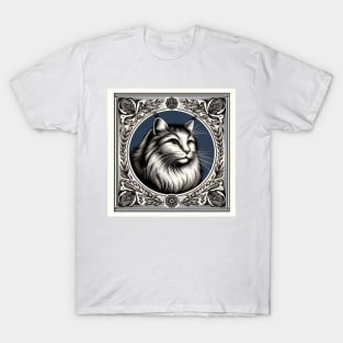 cat portrait t-shirt T-Shirt